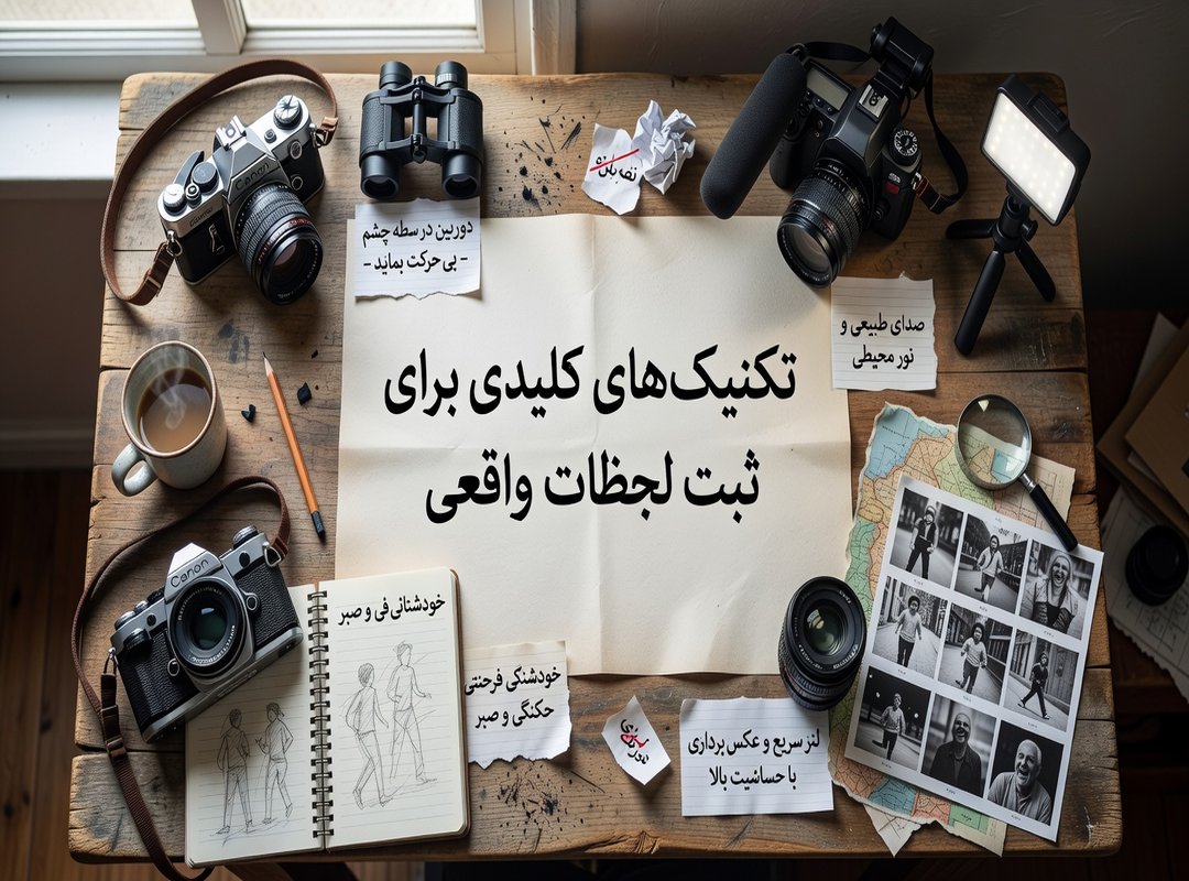 تکنیک‌های کلیدی برای ثبت لحظات واقعی و طبیعی