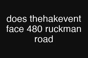 does thehakevent face 480 ruckman road